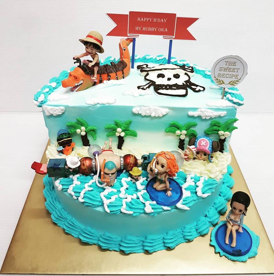 Fondant Cake One Piece - Top Birthday Cake Pictures, Photos, & Images