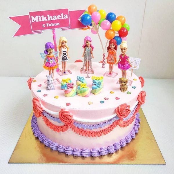 chelsea barbie birthday cake